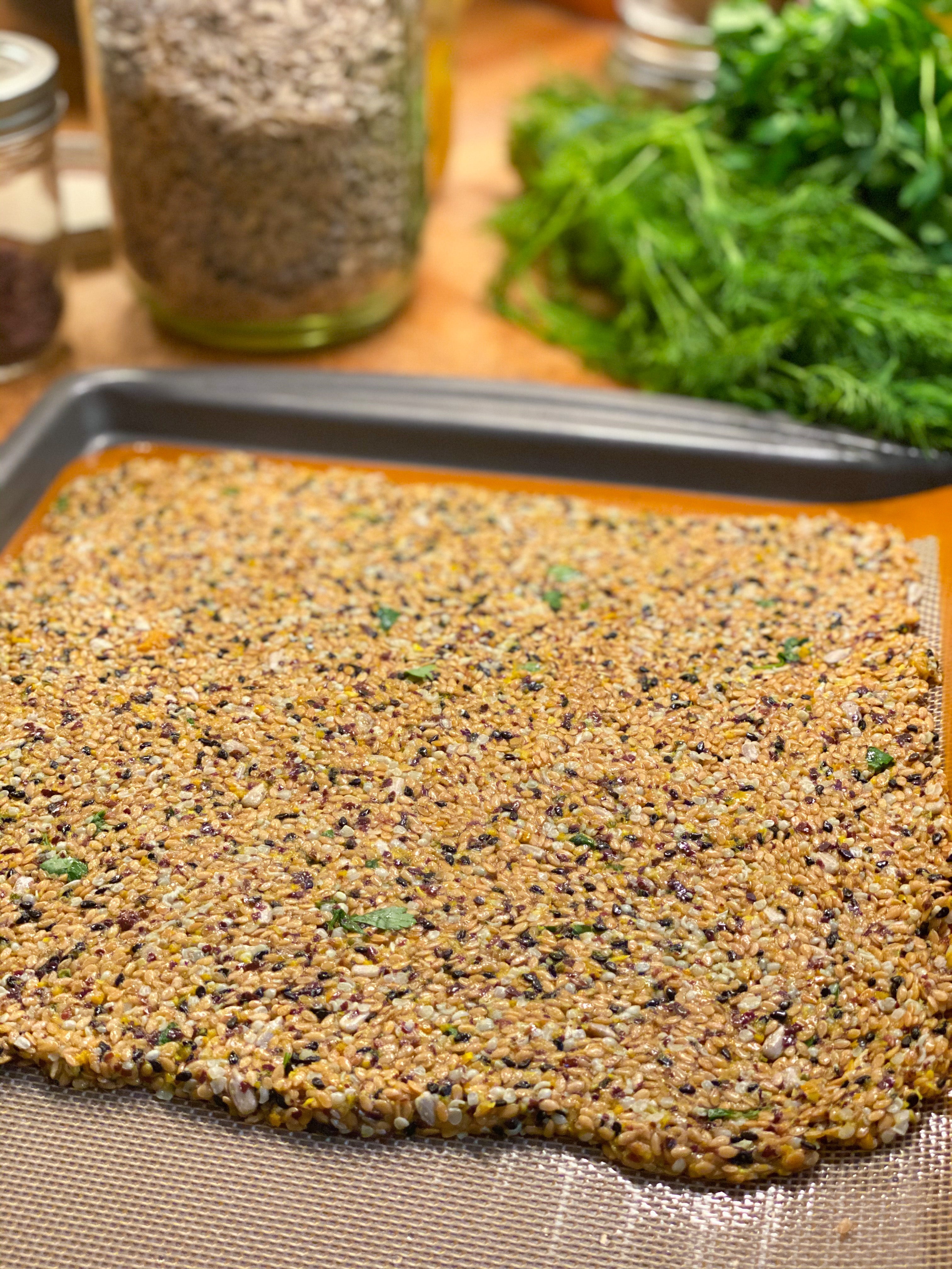 Flax Cracker Recipe: Zero Waste Herbal Cooking with Nutrient-Dense Seeds