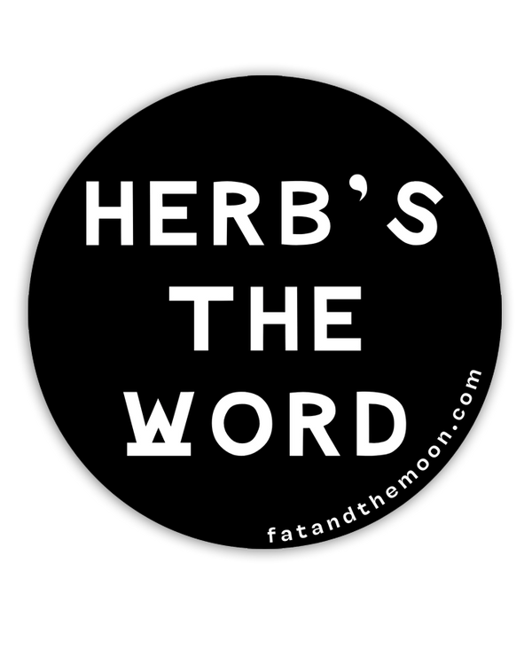 STICKER - HERBS THE WORD